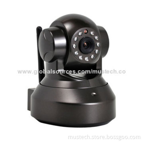 New Hot Sell PTZ Wi-fi Wireless IP/Network Camera with 12V DC/2.0A Power Supply